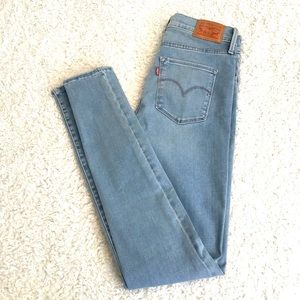 Levi’s 720 high rise super skinny stretch jeans